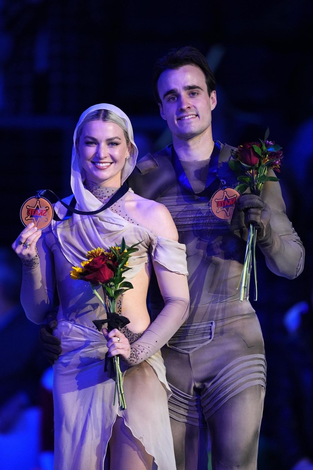 Olivia Smart & Tim Dieck se cuelgan el bronce en el Skate America - HIELO ESPAÑOL