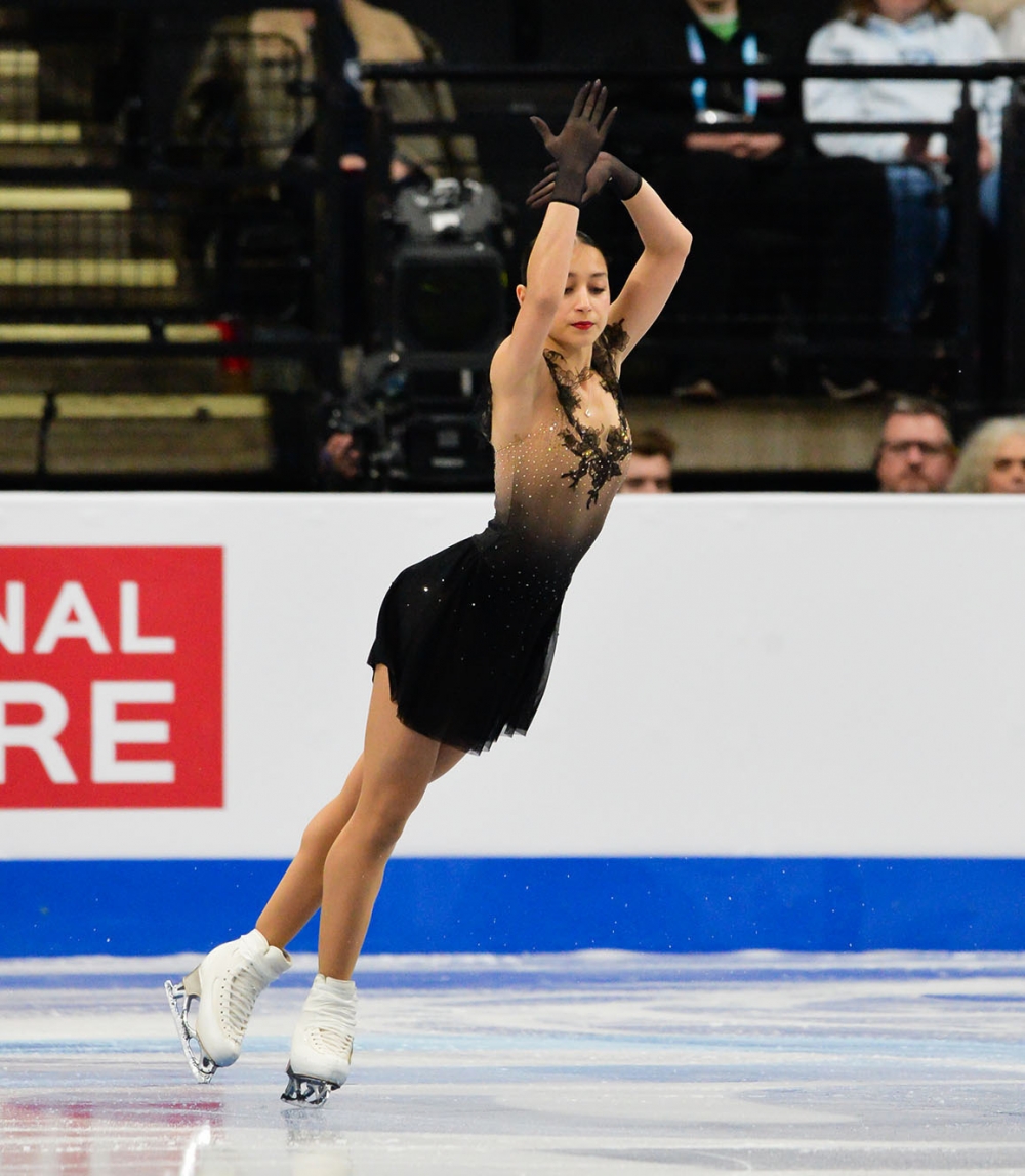 Ariadna Gupta finaliza vigesimonovena en su primer campeonato de Europa - HIELO ESPAÑOL